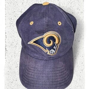 St. Louis Rams navy blue embroidered logo cap #NFL